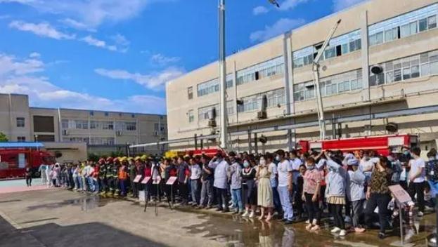 衡陽高新區開展大型政企聯合消防應急演練